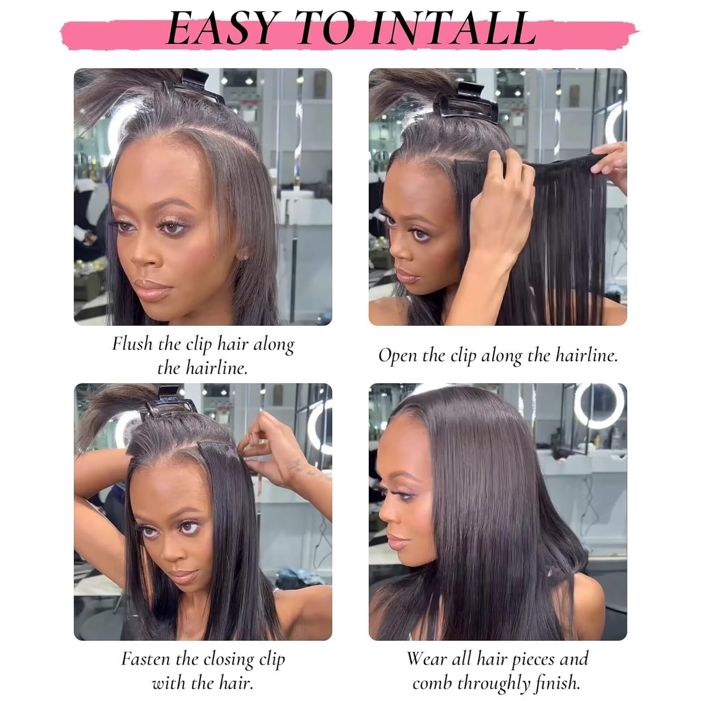 Silky Clip-In Extensions