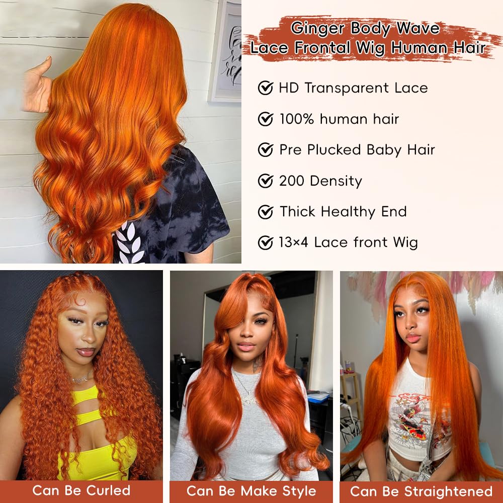 Ginger Glueless Wig Magic