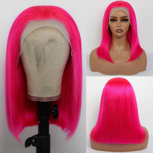 Vibrant Pink Bob Wig Magic