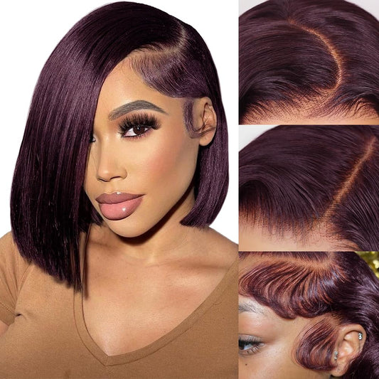 Vibrant Burgundy Lace Wig