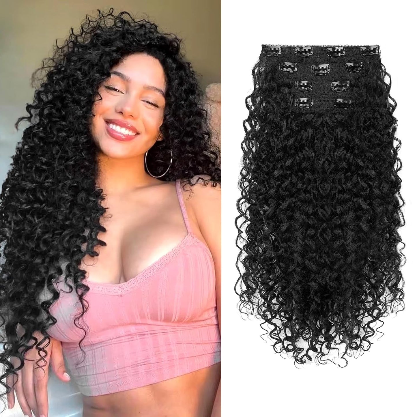 Silky Soft Curly Extensions