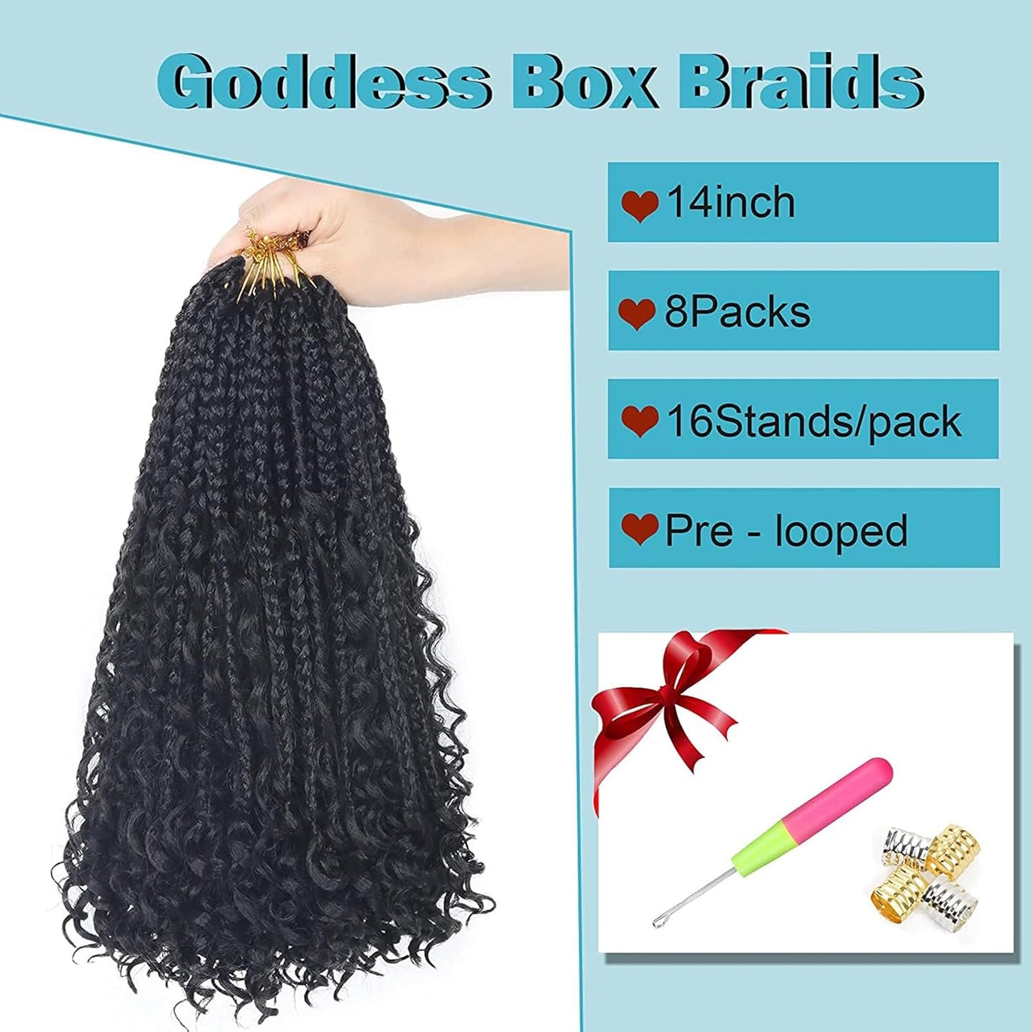 Chic Curly Box Braids