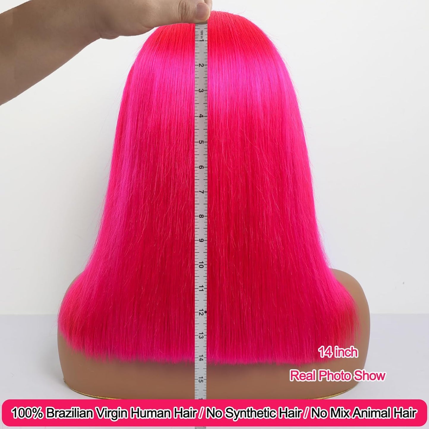 Vibrant Pink Bob Wig Magic