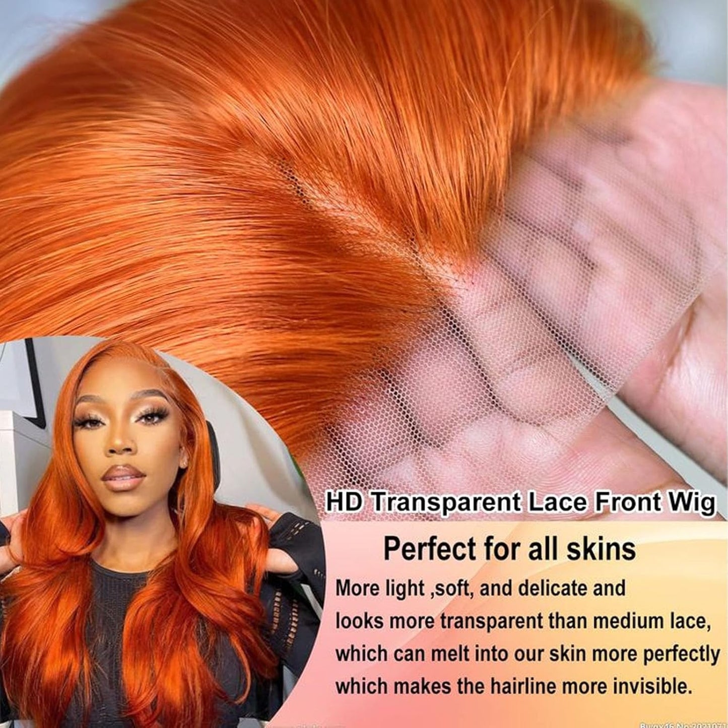 Ginger Glow Lace Wig