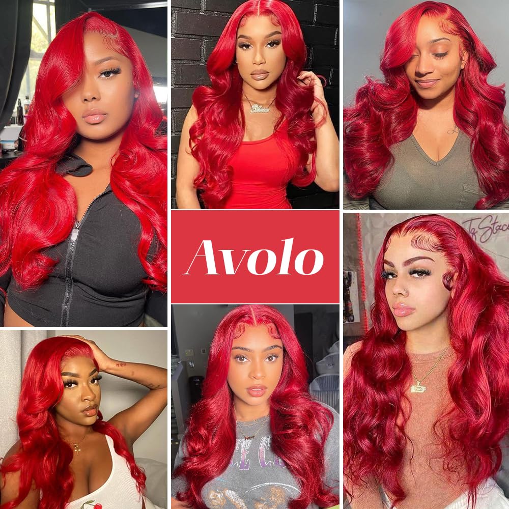 Radiant Red Lace Wig