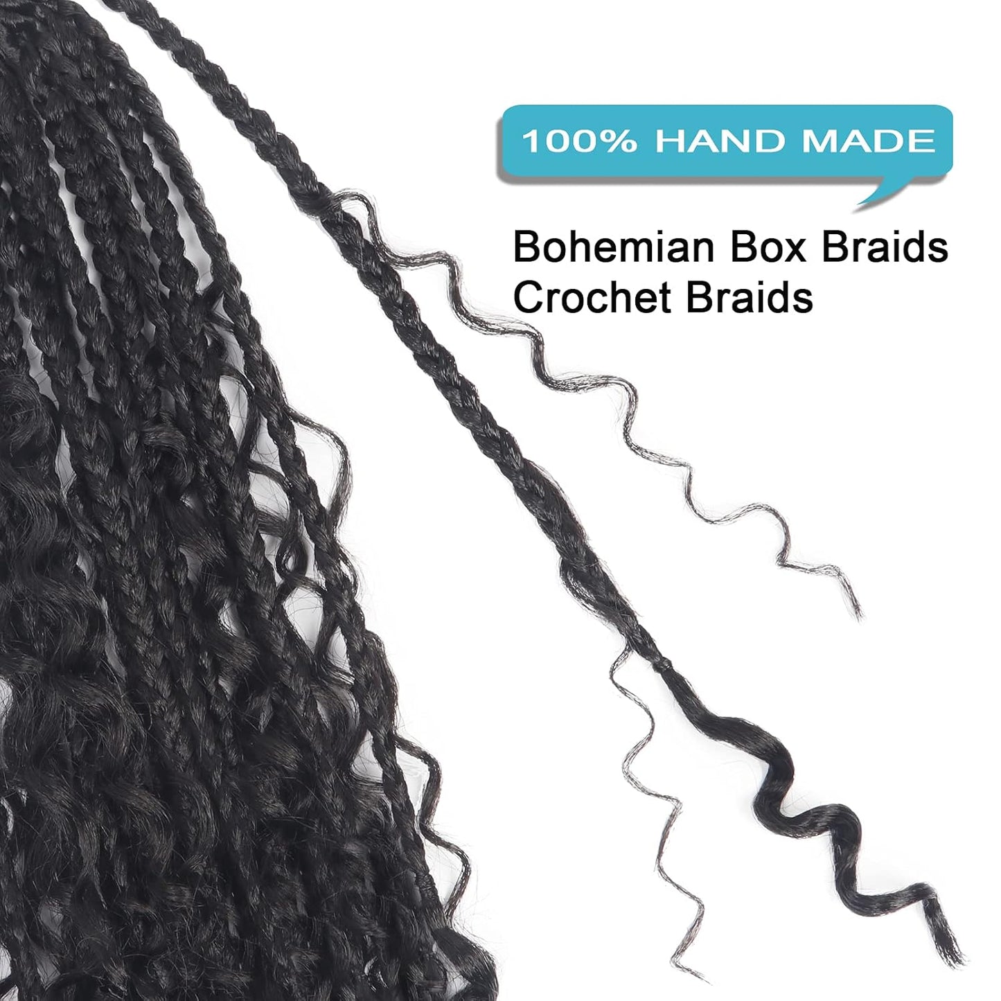 Chic Curly Box Braids