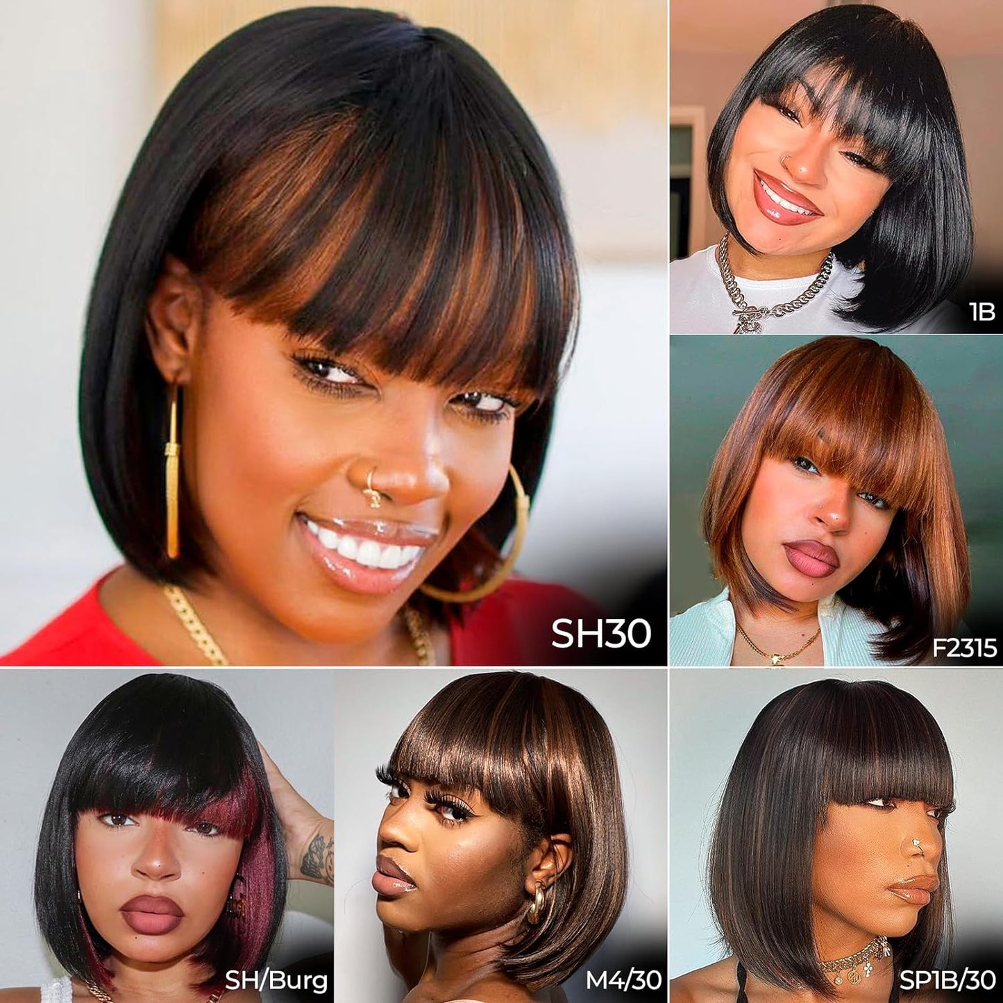 Vibrant Bob Wig Bliss