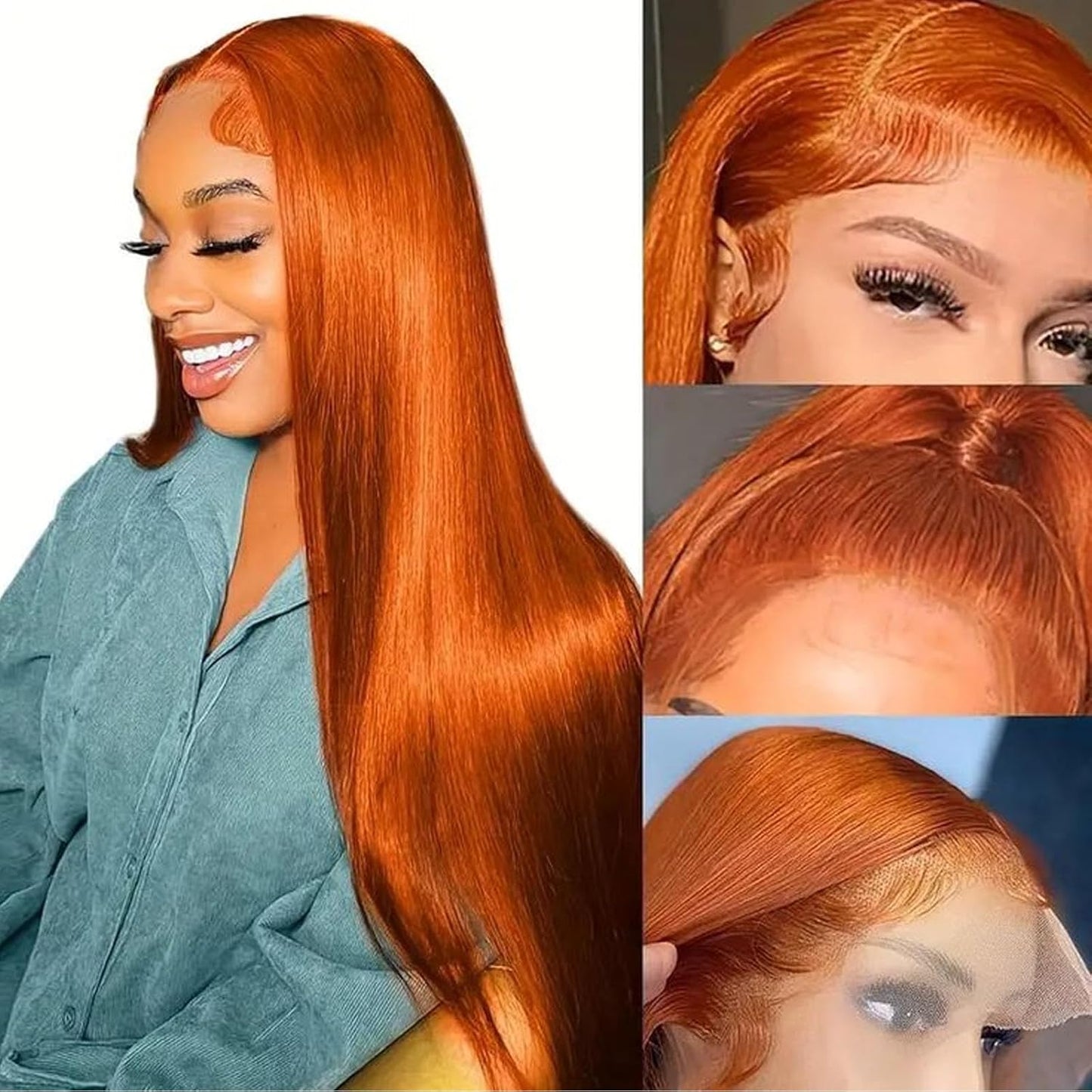 Ginger Glow Lace Wig