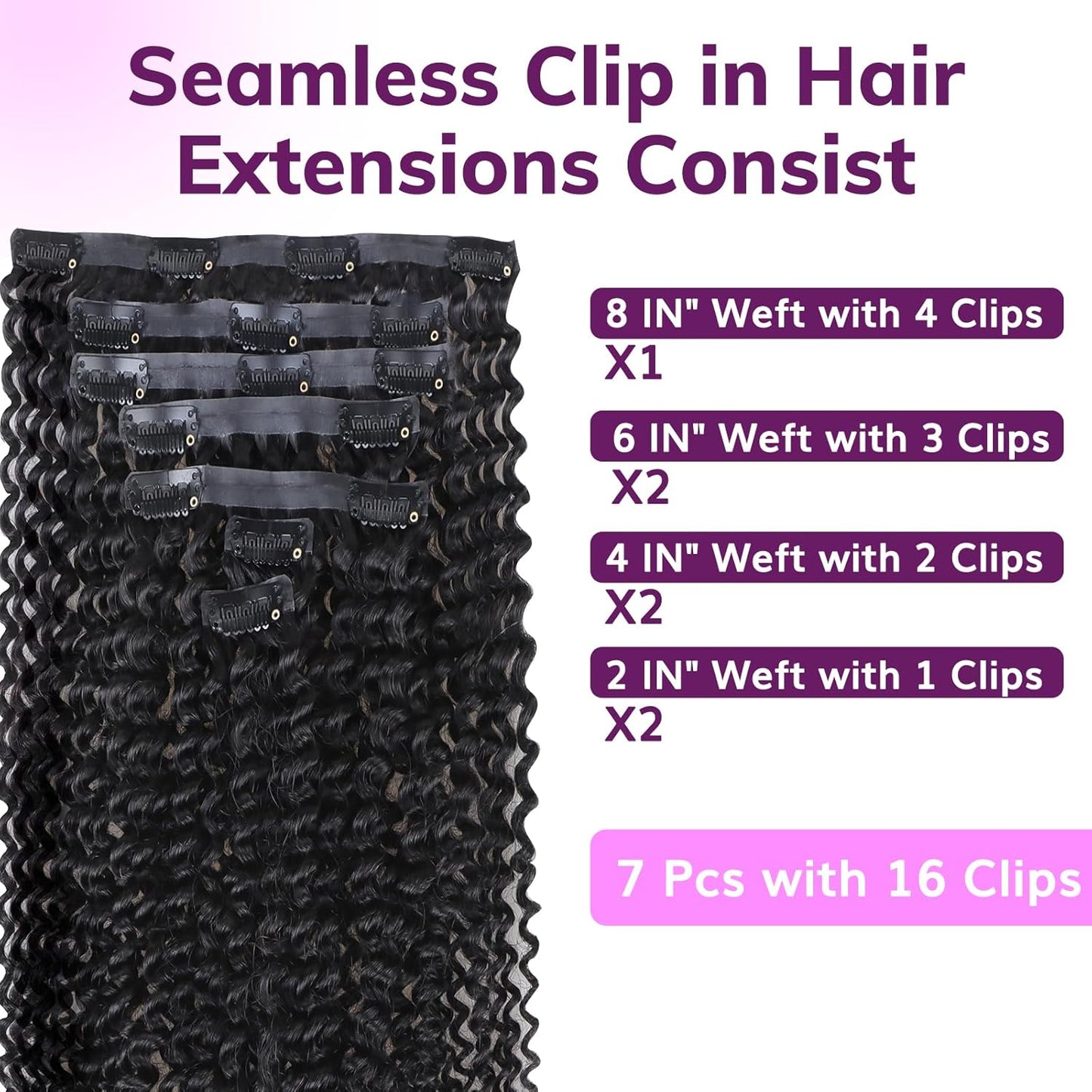 Kinky Curly Seamless Hair Magic