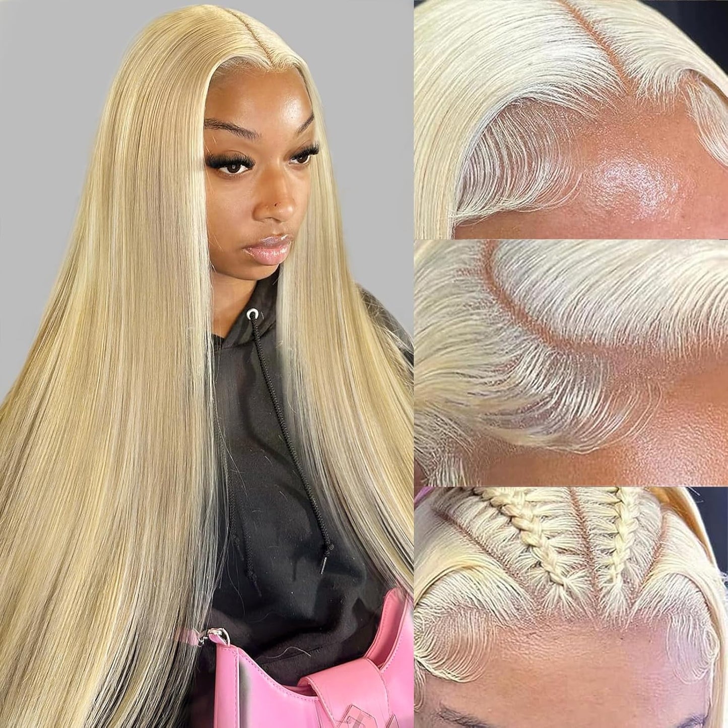 Glam Blonde Wig Transformation