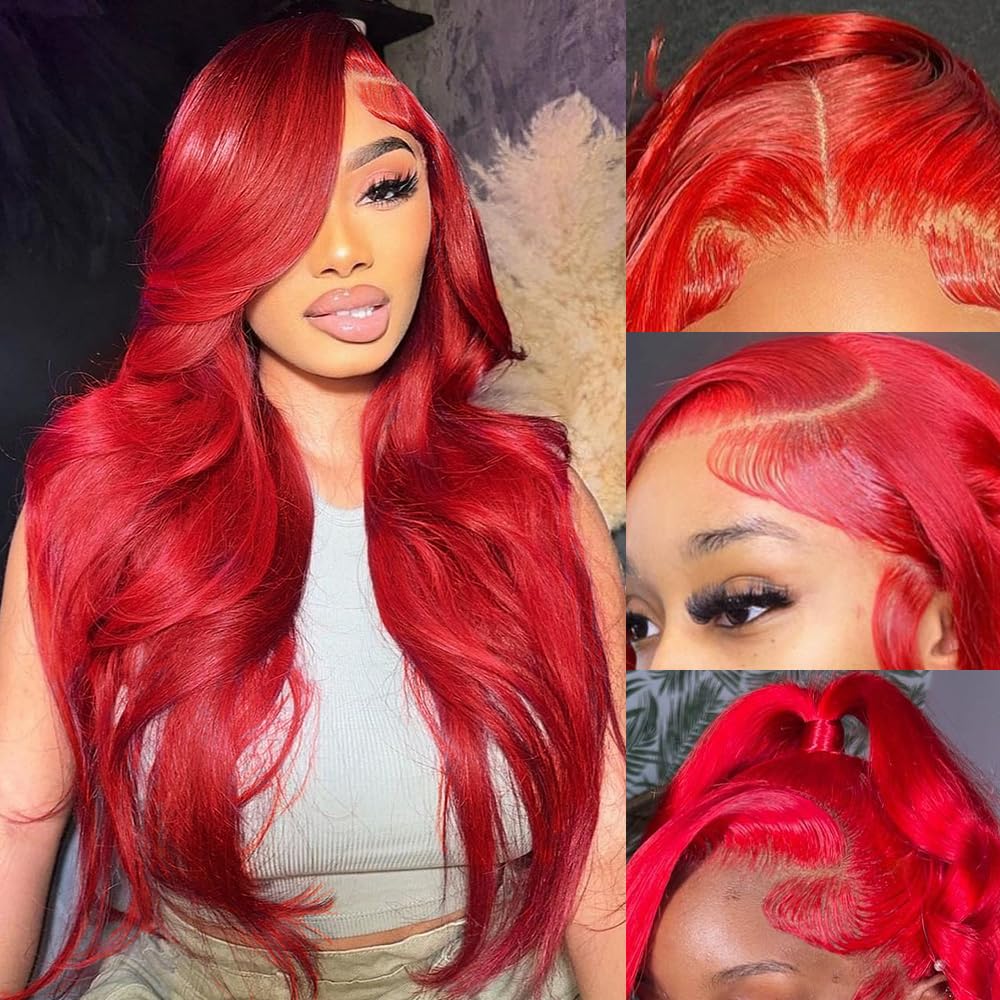 Radiant Red Lace Wig