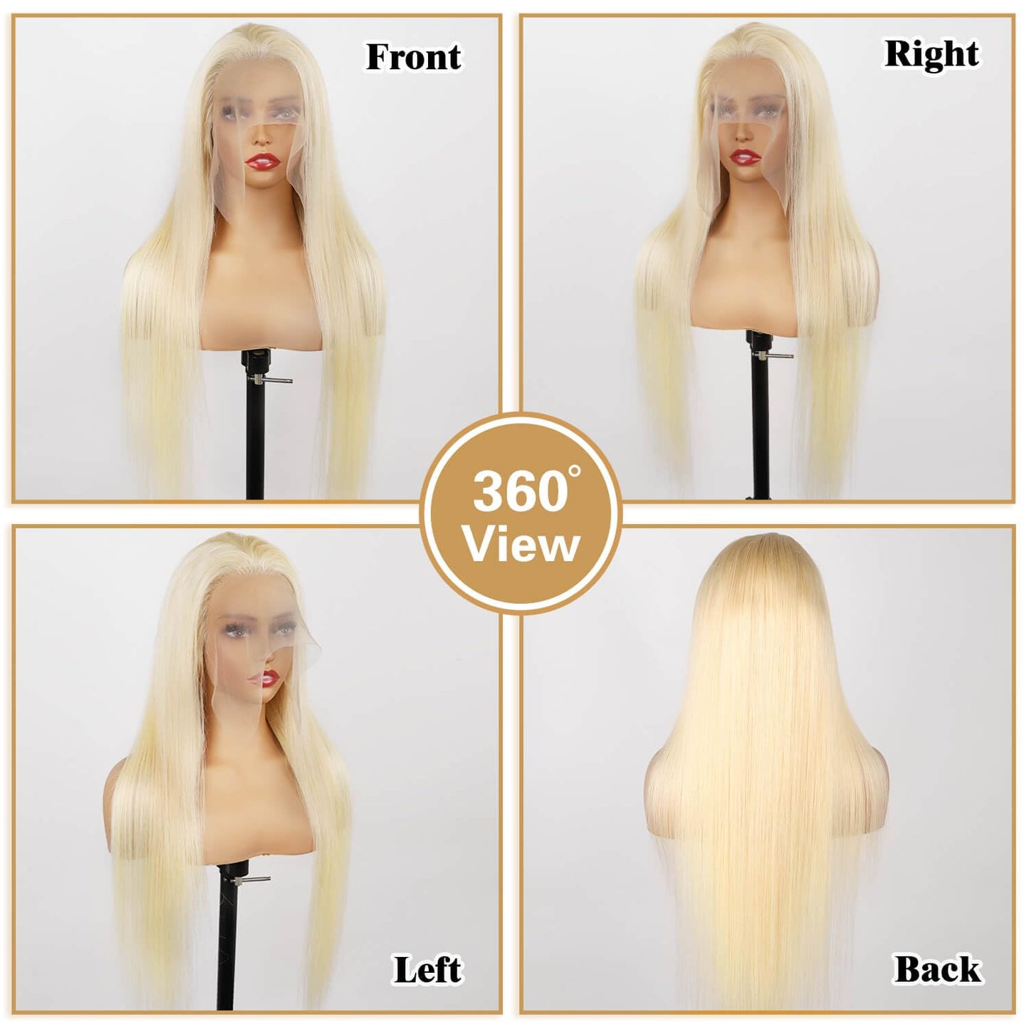 Glam Blonde Wig Transformation