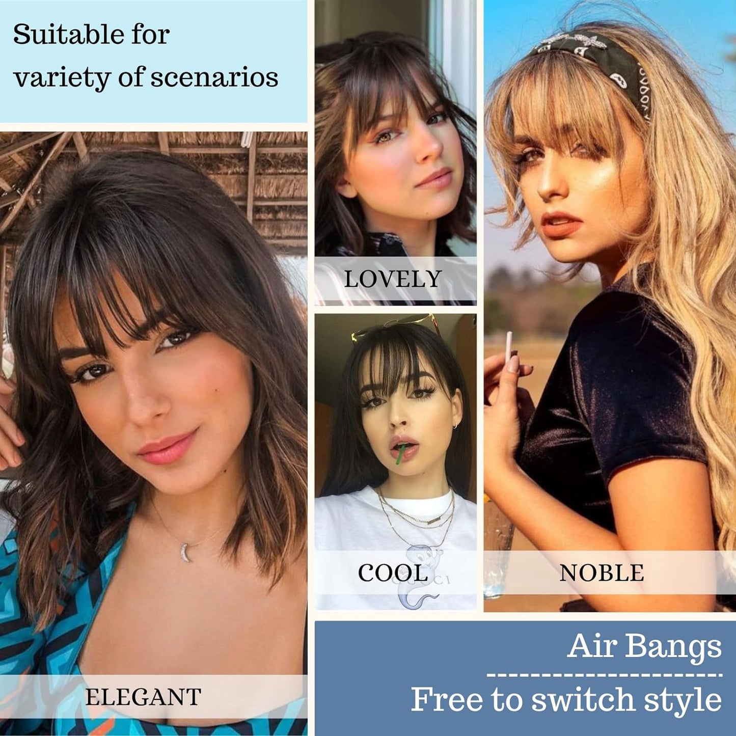 Effortless Clip-in Bangs