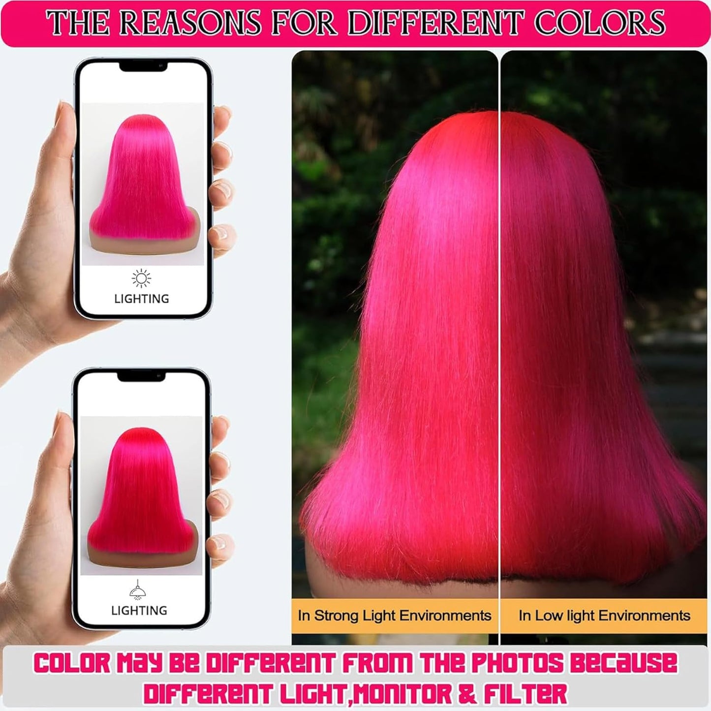 Vibrant Pink Bob Wig Magic