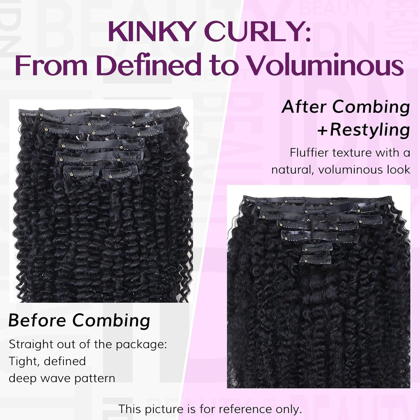 Kinky Curly Seamless Hair Magic