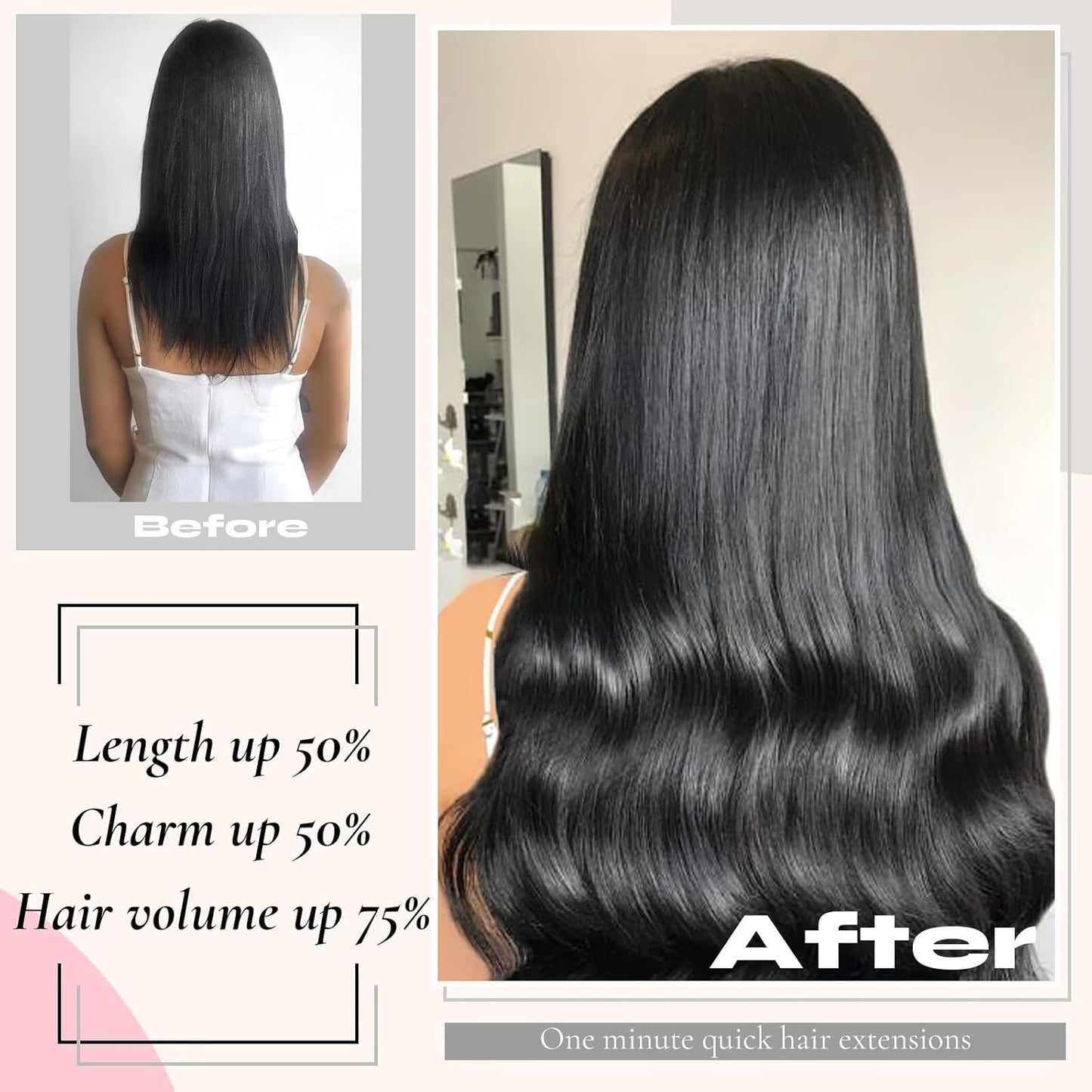 Silky Clip-In Extensions