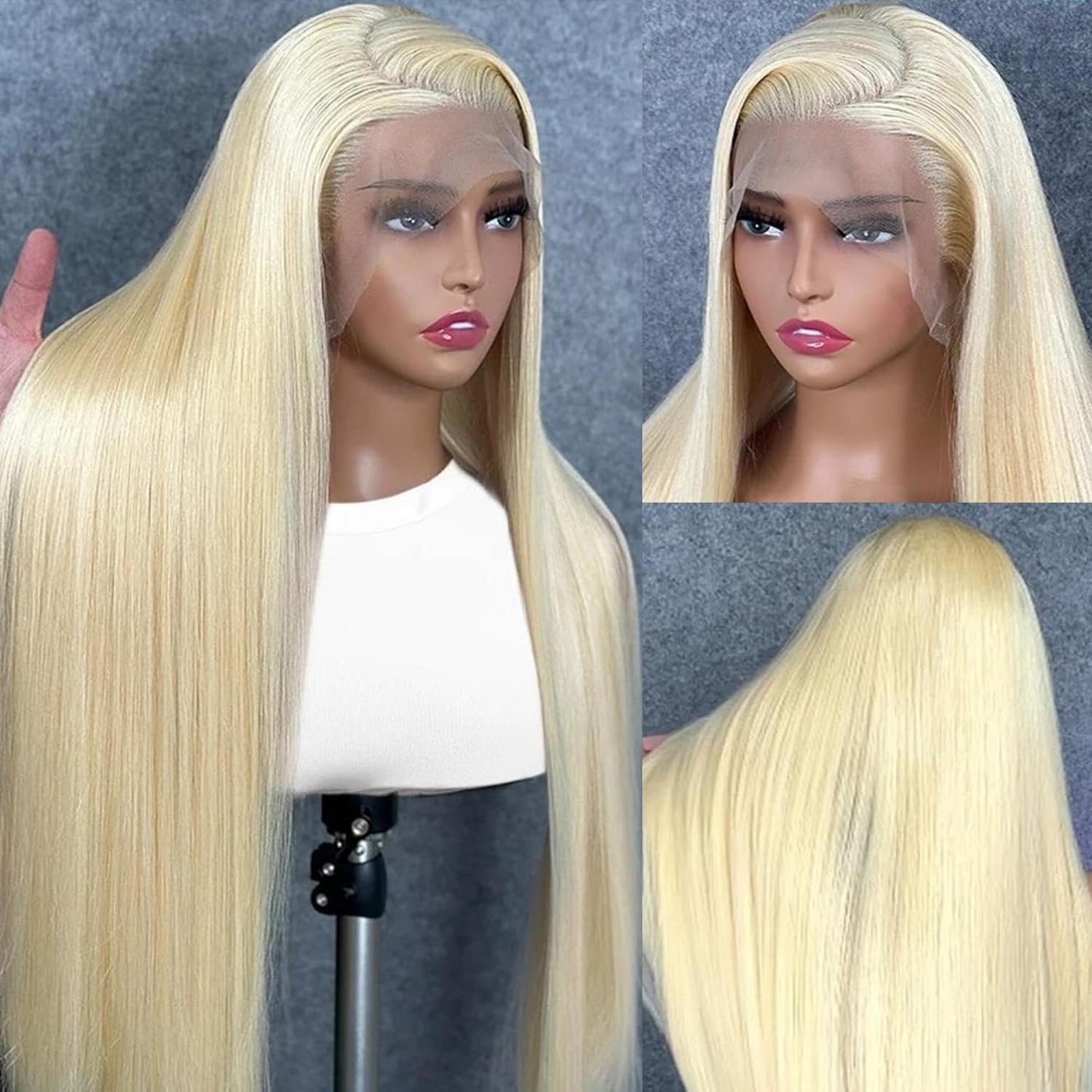 Glam Blonde Wig Transformation